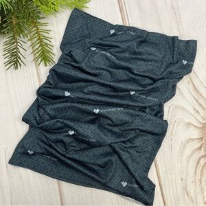 Obermeyer Ultimate Sport Lightweight Buff Neck Gaiter Black Geometric Logo OS